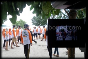 dokumentasi outbound di pulau putri