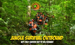 jungle survival outbound, outbound training,outbound bogor,