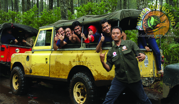 Outbound dan Fun Offroad di Puncak, Bogor