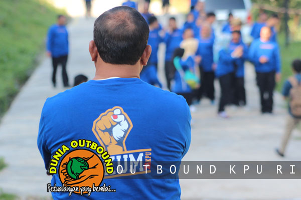 Outbound di Puncak bareng KPU RI