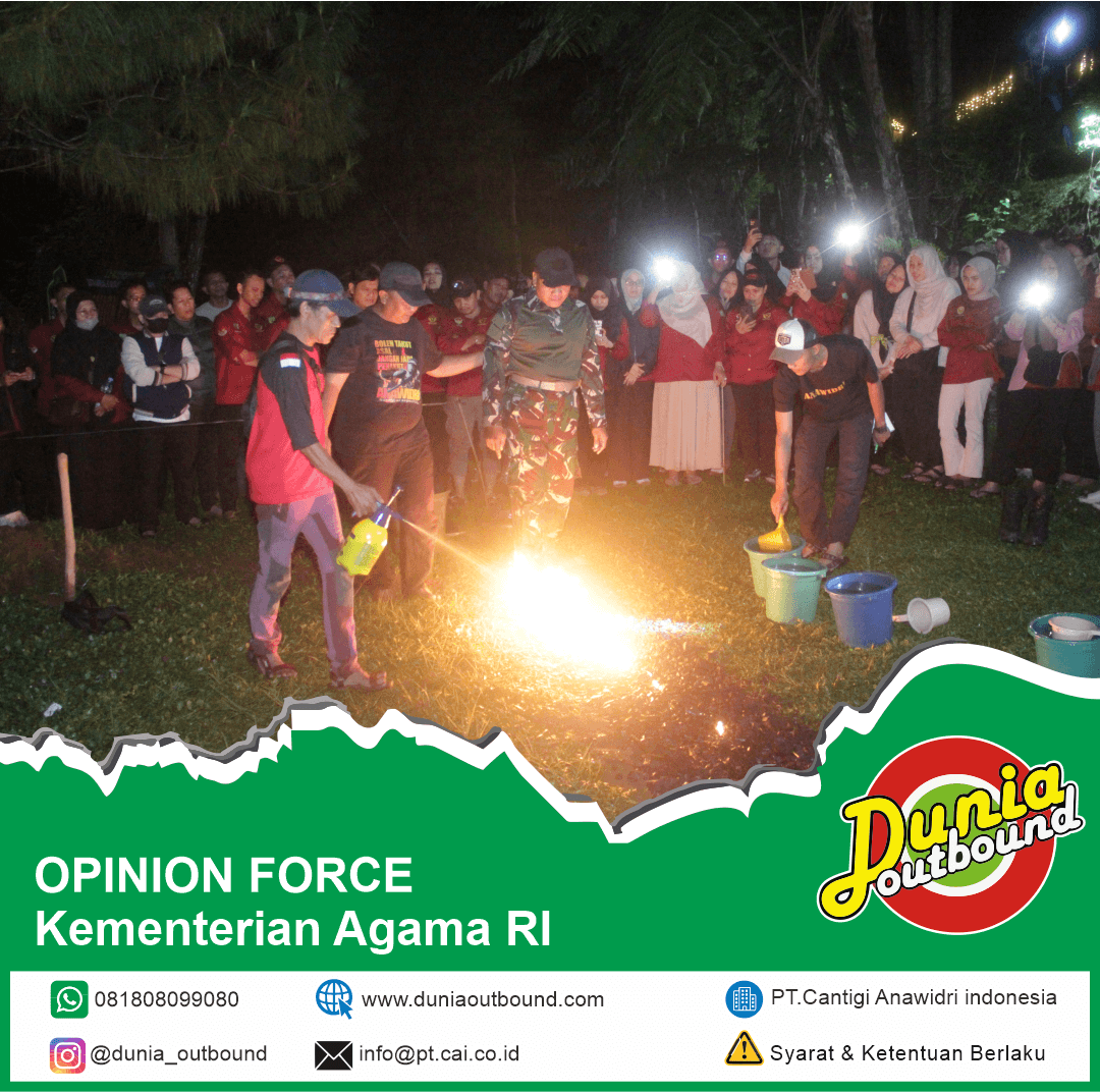 Capacity Building Kemenag RI, Capacity Building Bidang AKLAP, EO Capacity Building profesional, kegiatan outbound Kemenag di Bhumi Cantigi Camp, No Left One Behind Adventure Camp, Duta Akrual dan Duta BMN Kemenag RI.