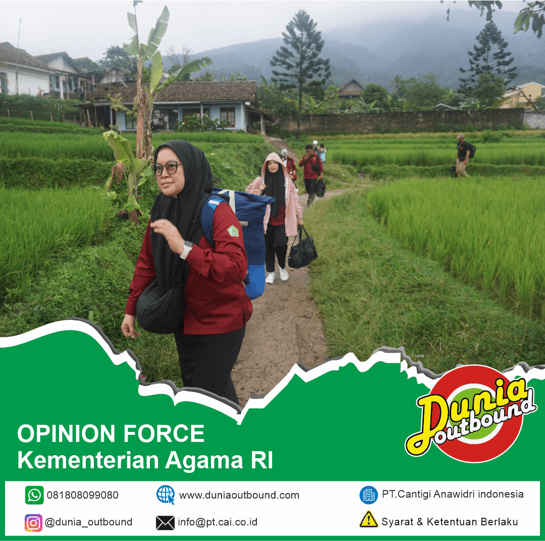 Capacity Building Kemenag RI, Capacity Building Bidang AKLAP, EO Capacity Building profesional, kegiatan outbound Kemenag di Bhumi Cantigi Camp, No Left One Behind Adventure Camp, Duta Akrual dan Duta BMN Kemenag RI.