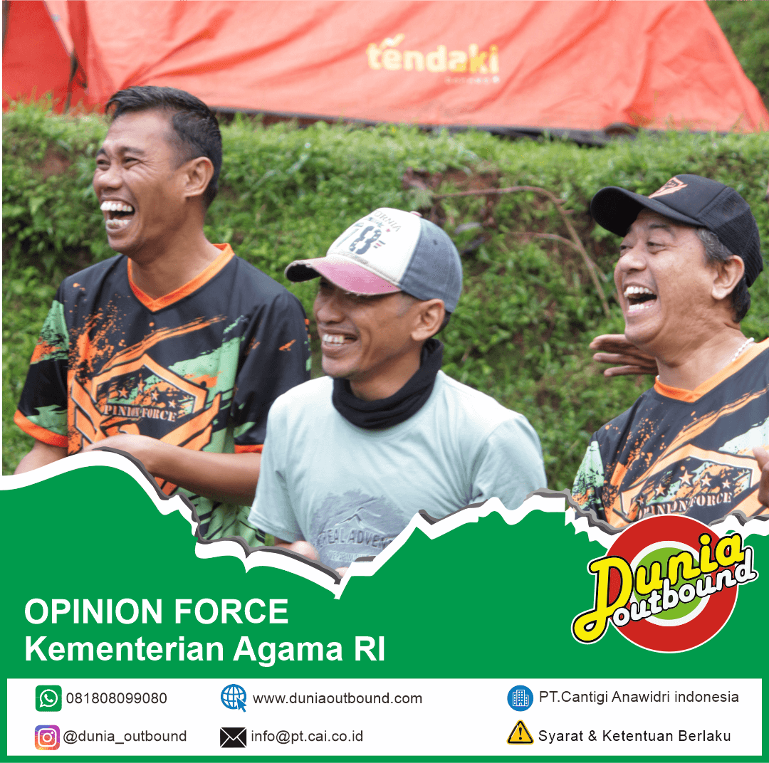 Capacity Building Kemenag RI, Capacity Building Bidang AKLAP, EO Capacity Building profesional, kegiatan outbound Kemenag di Bhumi Cantigi Camp, No Left One Behind Adventure Camp, Duta Akrual dan Duta BMN Kemenag RI.