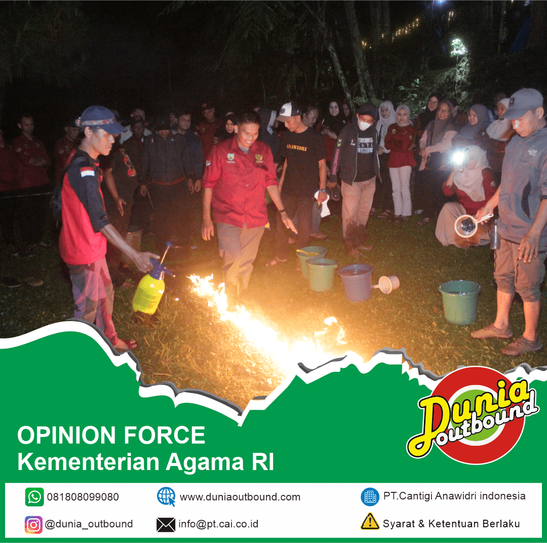 Capacity Building Kemenag RI, Capacity Building Bidang AKLAP, EO Capacity Building profesional, kegiatan outbound Kemenag di Bhumi Cantigi Camp, No Left One Behind Adventure Camp, Duta Akrual dan Duta BMN Kemenag RI.