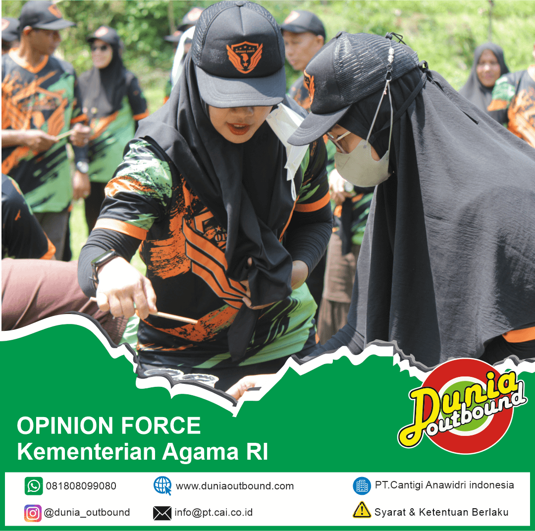 Capacity Building Kemenag RI, Capacity Building Bidang AKLAP, EO Capacity Building profesional, kegiatan outbound Kemenag di Bhumi Cantigi Camp, No Left One Behind Adventure Camp, Duta Akrual dan Duta BMN Kemenag RI.